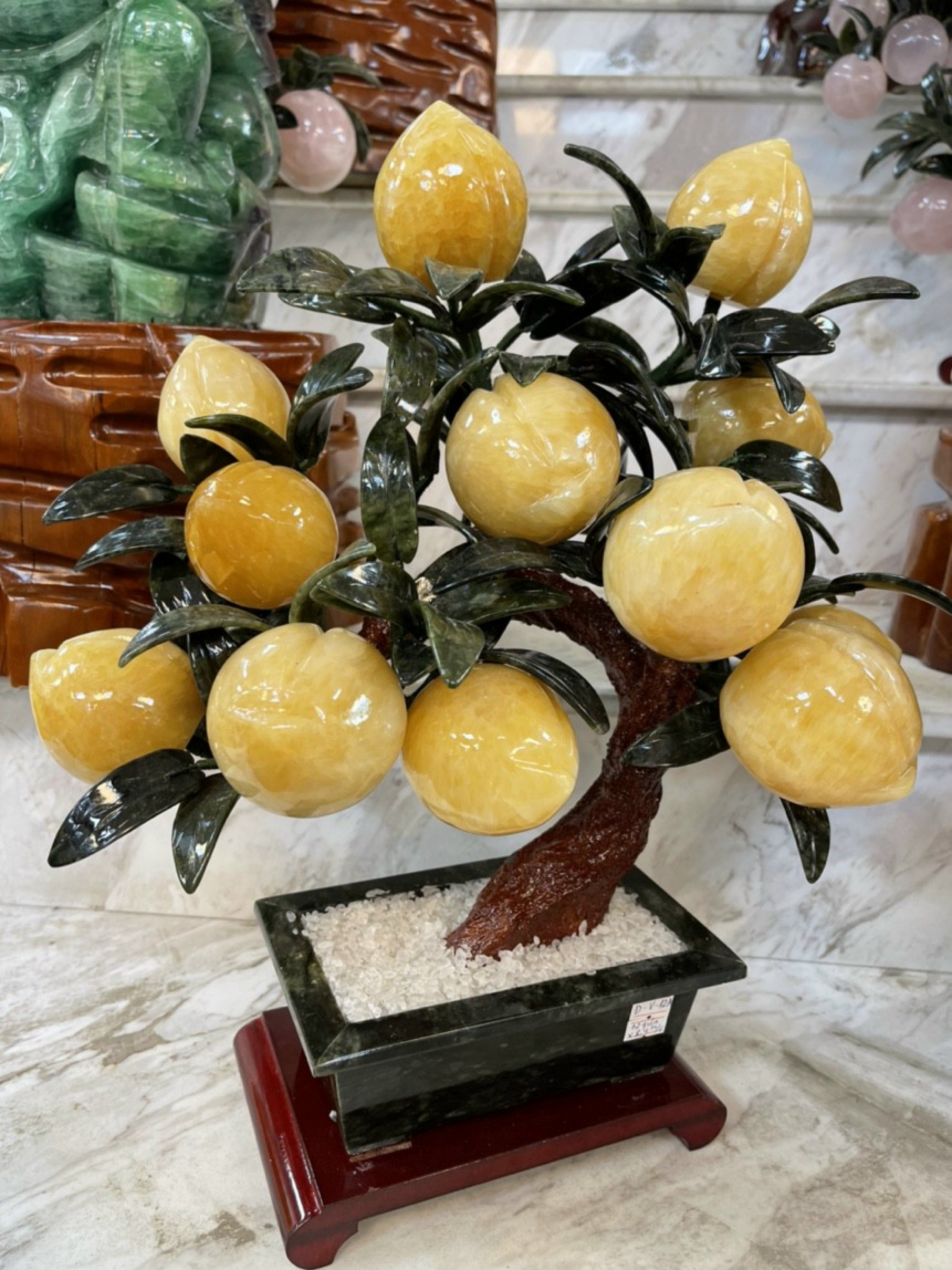 Cây đào đá ngọc hoàng long 12 quả