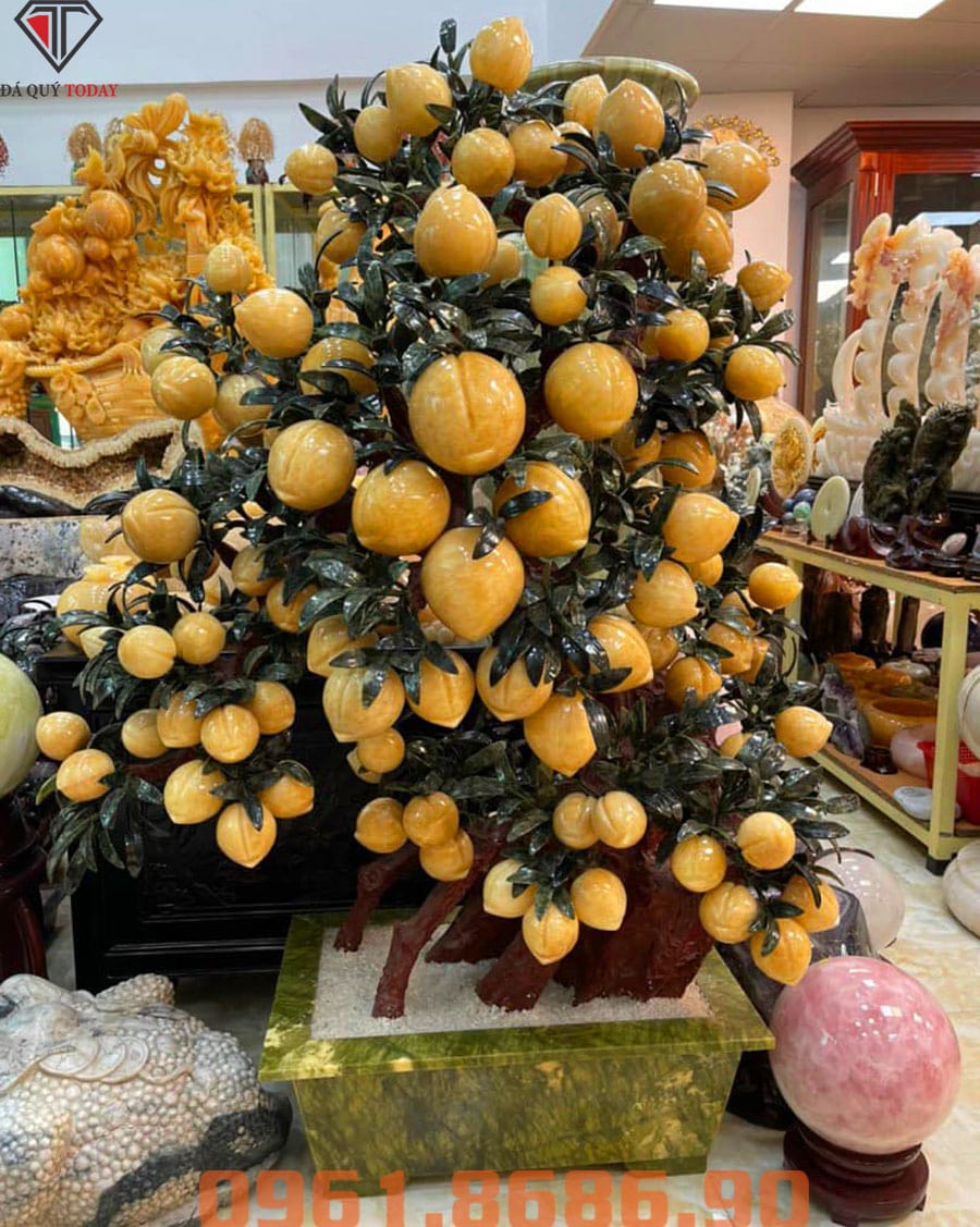Cây đào đá ngọc hoàng long 108 quả